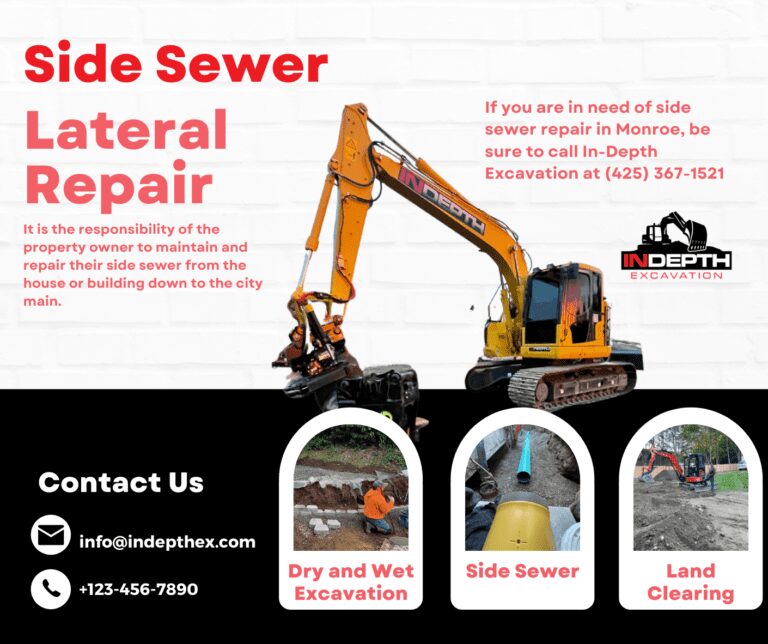 side sewer lateral repair